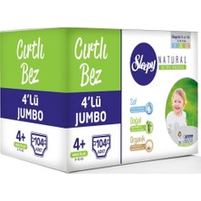 Sleepy Bebek Bezi 4+ Numara Jumbo 104'LÜ