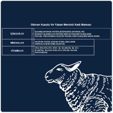 Obivan Kuzu Etli ve Yaban Mersinli Kedi Maması 10 kg