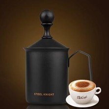 Manuel Süt Köpürtücü Süt Kreması El Pompası Köpürtücü Cappuccino Latte Kahve Köpüğü Sürahi (400ML)|SÜT Köpürtücü (Yurt Dışından)