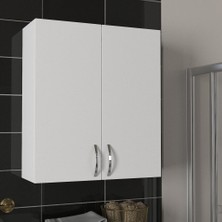 Kobiç 2 Kapaklı Çok Amaçlı Banyo ve Mutfak Dolabı 70X25X70 CM