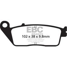 Ebc Fa196Hh Double H Sınter Fren Balatası *