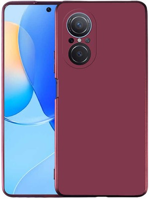Case Street Casestreet Huawei Nova 9 Se Kılıf Mat Lüx Kamera Korumalı Premier Mat Silikon Mürdüm