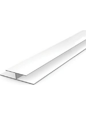 Lambiri H Birleştirme Profili Beyaz 2 mt Boyunda (Paket Içinde 6 Adet)