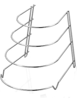 Maksipazar 4 Katlı Dolap Içi Tava ve Tabak Organizeri