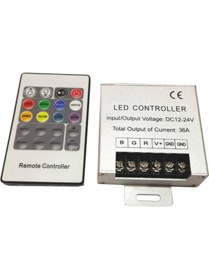 Asled 15 Metre Iç Rgb Şerit LED Ultra Slim Trafo Kumanda 3 Çip 5050 Double Pcb 15 mt Iç Set