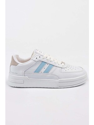Freemax Unisex Garantili Ortopedik Hafif Esnek Sağlam Sneaker Spor Ayakkabı CNS.176 Beyaz Mavi