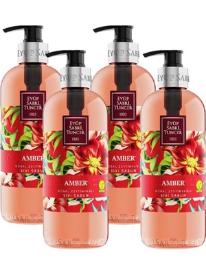 Eyüp Sabri Tuncer Amber Sıvı Sabun 500  ml x 4