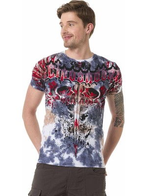 Cipo & Baxx CT685 Kılıç Desenli Gotik Tişört