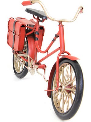 Moryconcept Dekoratif Metal Bisiklet Çantalı