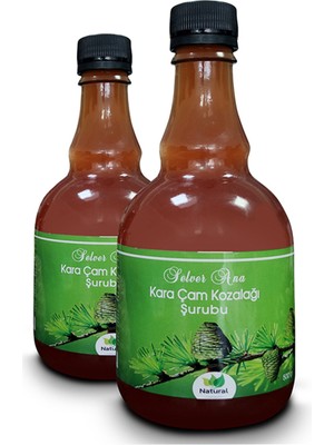 Selver Ana Kara Çam Kozalağı Şurubu 500 gr 2 Adet