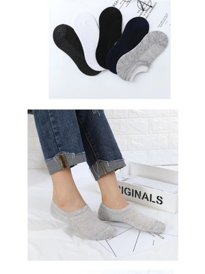 6 Çift Görünmez Sneakers Kısa Patik Çorap