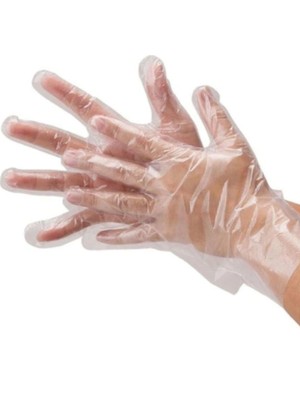 Şeffaf Poşet Eldiven 2000 Adet 100 Lü 20 Paket