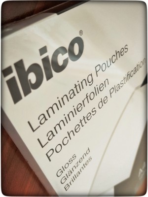 İbico Laminasyon Filmi Ibico 125 Mic A4 100'lü