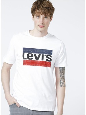 Levi's Erkek Logo Graphic Beyaz Tişört 39636-0045