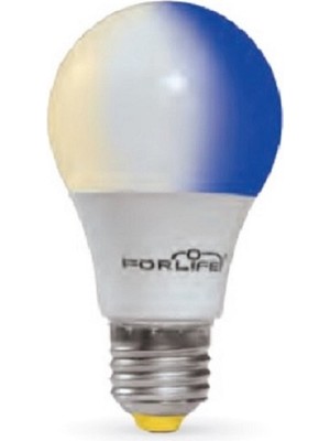 Forlife 2 Renk Beyaz /mavi Renkli LED Ampül 9+2 Watt Fl- 1260