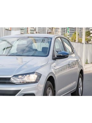 Hasakman Vw Polo Mk6 Batman Yarasa Ayna Kapağı Piano Black 2018 2019 2020 2021