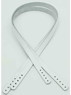 Angel Çanta Aksesuar Gerçek Deri 70X1.2 cm Beyaz Renk Çanta Sapı