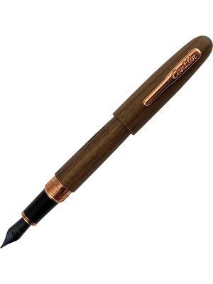 Conklin All American Golden Walnut Rose Gold Limited Edition Dolma Kalem Omniflex Uç Uç