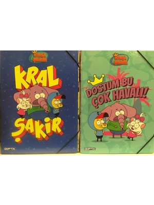 Gıpta Kral Şakir Kutu Klasör Lastikli 25X35