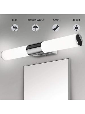 Sld Ayna Lambası, Led Banyo Dolabı Ayna Lambası, Ayna Dolabı Lambası, Duvar Lambası, 16W (40 Cm) Kablolama Kurulumu (Yurt Dışından)