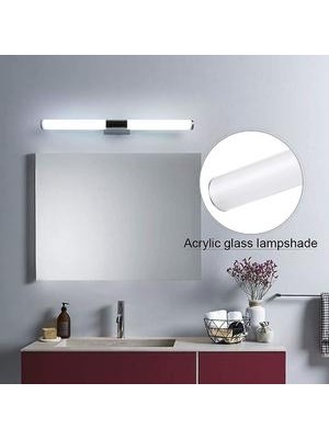 Sld Ayna Lambası, Led Banyo Dolabı Ayna Lambası, Ayna Dolabı Lambası, Duvar Lambası, 16W (40 Cm) Kablolama Kurulumu (Yurt Dışından)