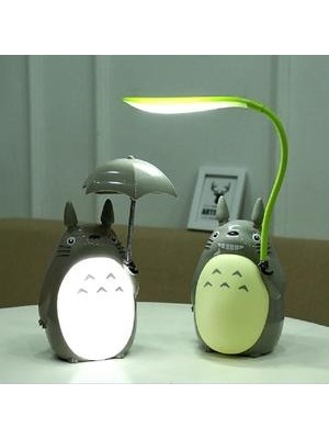 Sld Kawaii Karikatür Totoro Lamba Şarj Edilebilir Masa Lambası Led Gece Işık Okuma Çocuklar Için Hediye Ev Dekor Yenilik Aydınlatmaları | Led Gece Işıkları (Yurt Dışından)