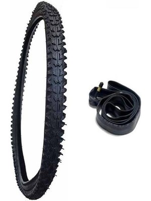 TEC Bisiklet 24 Jant Bisiklet Dış ve Iç Lastik Seti 24 x 1.95