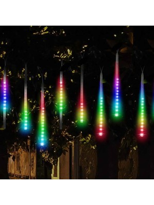 Sunlight Meteor Kayan LED Rgb Işık 8 Tüp Yılbaşı Ağaç Aydınlatma