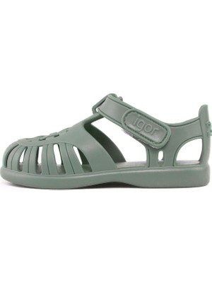 Igor S10271 Tobby Solid Çocuk Koyu Yeşil Sandalet
