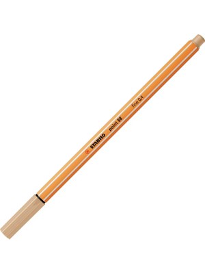 Stabilo Point 88 0,4 mm İnce Uçlu Keçeli Kalem Sıcak Gri Renkli Ergonomik Tasarım 1 Adet