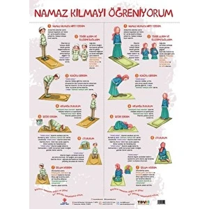 Namaz Kılmayı Öğreniyorum - 50X70 Poster