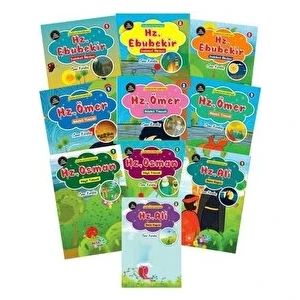 Çocuklar Için Hikayelerle Dört Halife Hayatı Seti (10 Kitap Takım) - Cuma Karakoç