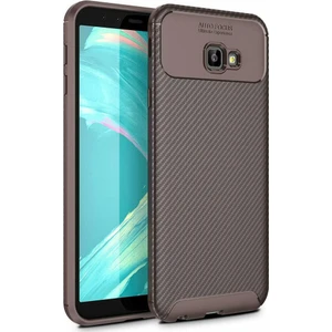 Samsung Galaxy J4 Core (SM-J410F) Karbon Görünüm Negro Silikon Kılıf