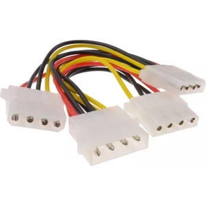 Mavi Ay Bilişim Power Çoklayıcı Kablo 1 Erkek 3 Dişi - 20CM