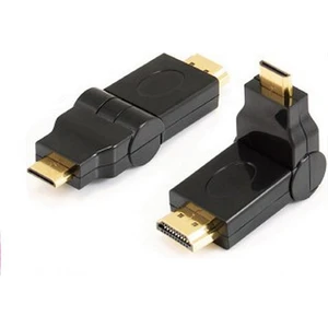 Mavi Ay Bilişim Mini HDMI Erkek To HDMI Erkek 180 Derece Dönebilen Dönüştürücü