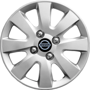 Nissan Micra 14 Inç Uyumlu Jant Kapağı Amblemli Gri 4 Adet 1 Takım 137