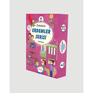 Öykülerle Erdemler Serisi 4.sınıf 10 Kitap - Ülkü Duysak (Ciltli)