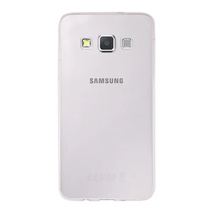 Case World Samsung Galaxy A3 (2015) ile Uyumlu Kapak 1mm Şeffaf Silikon ile Uyumlu Kılıf