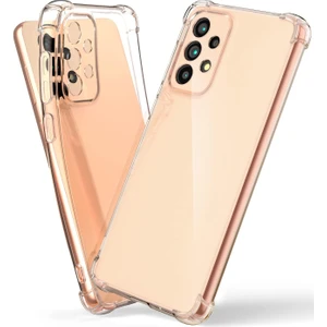 Case World Samsung Galaxy A33 5g ile Uyumlu Kapak Kamera Korumalı Şeffaf Airbag Antishock Köşe Korumalı Silikon ile Uyumlu Kılıf