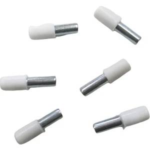 0003 Plastik Başlı Metal Raf Pimi BEYAZ(100 Adet)