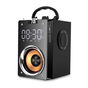 Ses Müzik Multimedya Mini Hoparlör Bluetooth Kablosuz Hoparlör Açık Uzaktan Kumanda Ses Kutusu Bas Subwoofer | Taşınabilir Hoparlörler Siyah (Yurt Dışından)