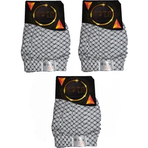 Erkek Empirme Baskılı 3 Lü Boxer 1004