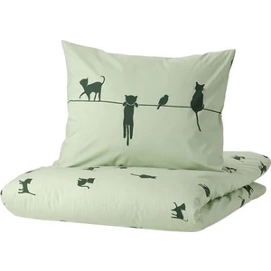 Tek Kişilik Çocuk Nevresim Takımı  Su YEŞILI-150X200/50X60 Cm-Çarşafsız