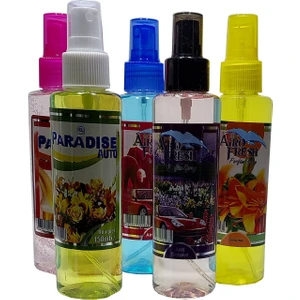 30 Adet 150 ml  Araç ve Oda Parfümü Değişik Koku Renkli Sprey Valf
