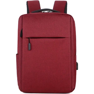Kkmoon 14L Büyük Kapasiteli USB Şarj Notebook Sırt Çantası - Koyu Kırmızı  (Yurt Dışından)