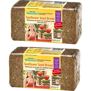 Ayçekirdekli Çavdarlı Tam Tahıl Ekmeği 500G 2 Adet Sunflower Seed Bread