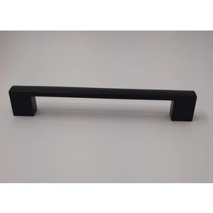 Mutfak Dolap Çekmece Kapak Mobilya Kulbu 128 mm Lüks Metal Kulp (Siyah Renk)