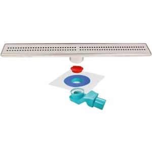 Line 6 Cube 40 cm Izgaralı Krom Duş Kanalı 1156-1004000-01