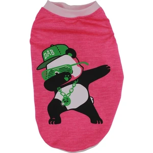 Pink Panda Big T-Shirt Pembe Panda Büyük Köpek Tişörtü Büyük Köpek Kıyafeti (15-45KG)