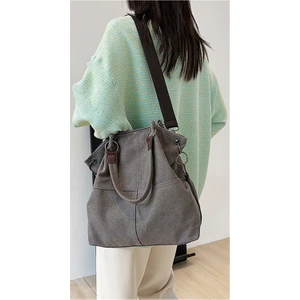 Kanvas Tote Bag Bej (Yurt Dışından)